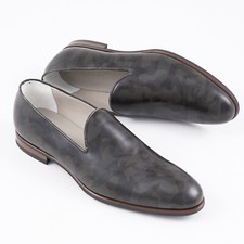 Kiton Napoli Gray Camo-Printed